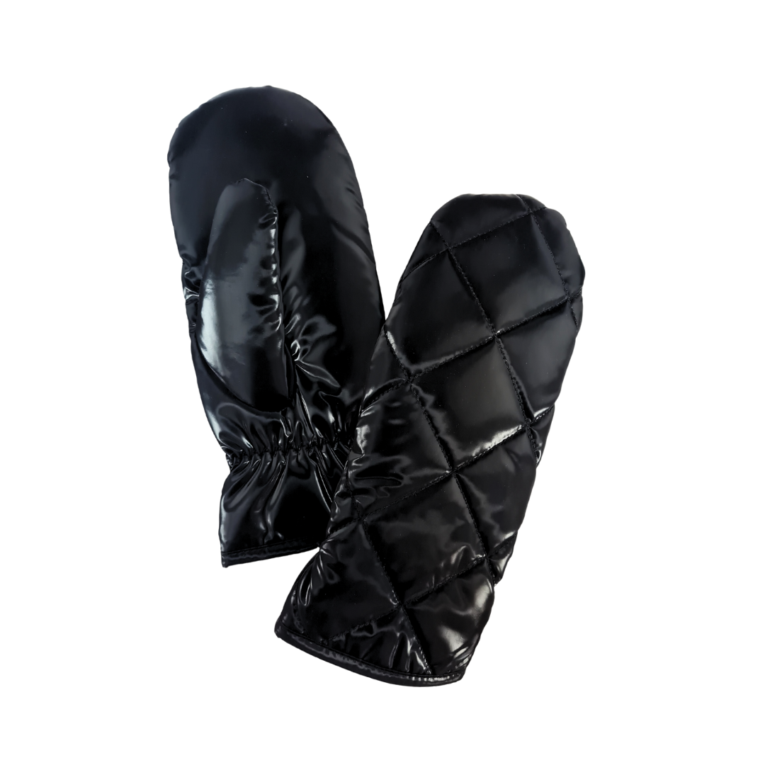 CLUB ROCHELIER LADIES METALLIC QUILTED PUFFER MITT