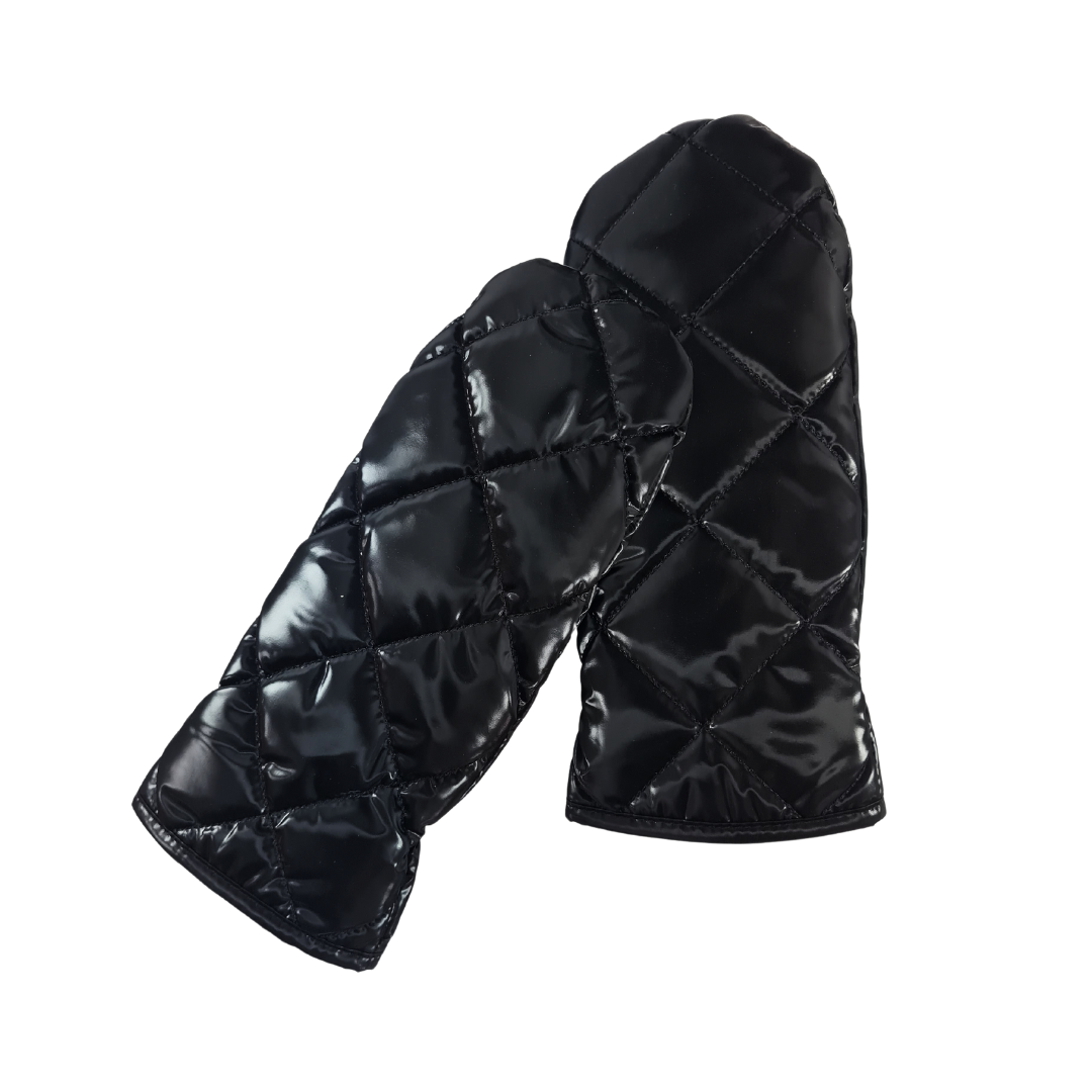CLUB ROCHELIER LADIES METALLIC QUILTED PUFFER MITT