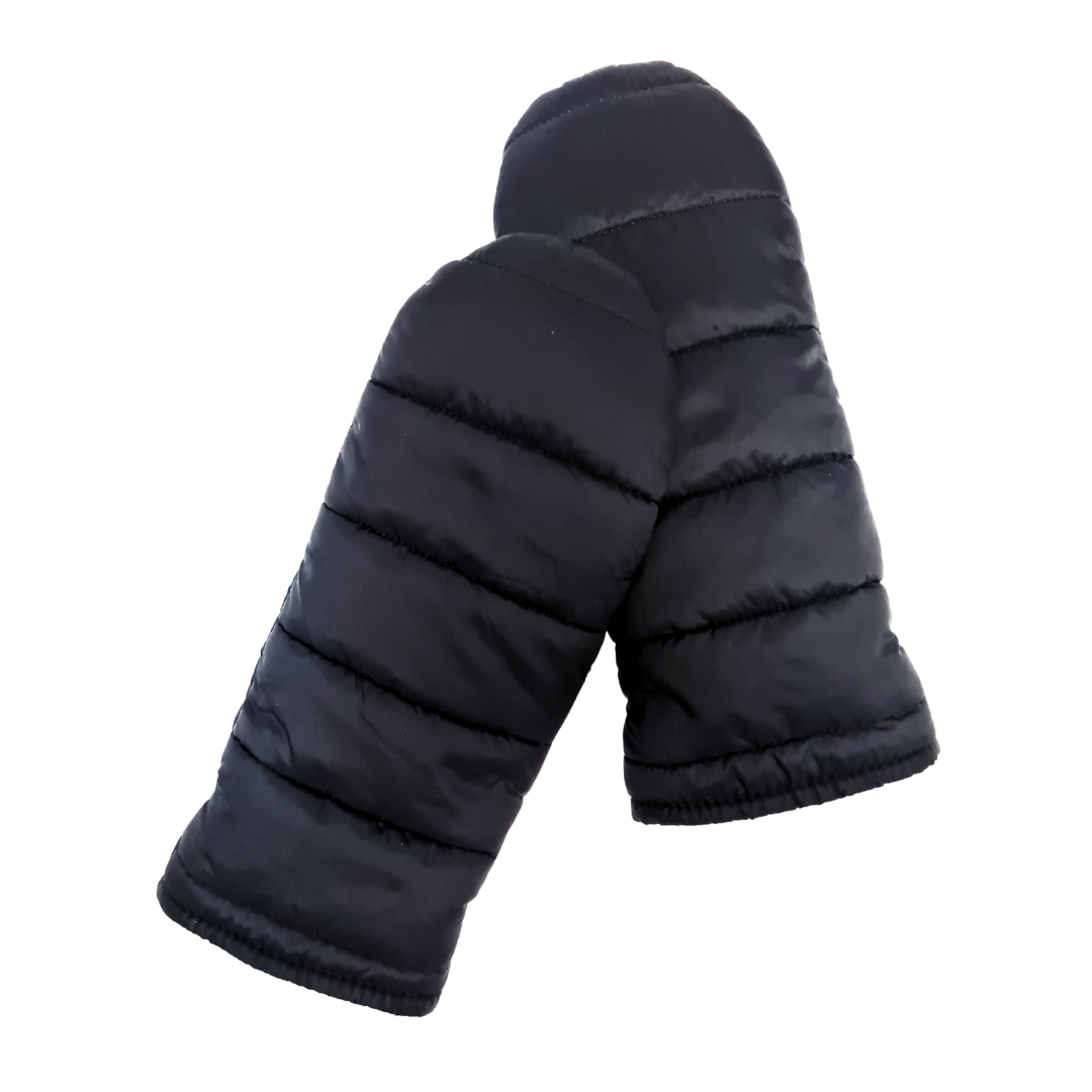 NICCI LADIES QUILTED PUFFER5 MITTEN WITH PLUSH LINING