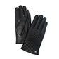 CLUB ROCHELIER MEN'S QUILTED DETAIL LEASTHER GLOVE, TOUCH
