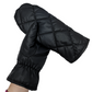 NICCI LADIES QUILTED PU MITTEN