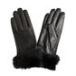 CLUB ROCHELIER LADIES GLOVE WITH FAUX FUR CUFF