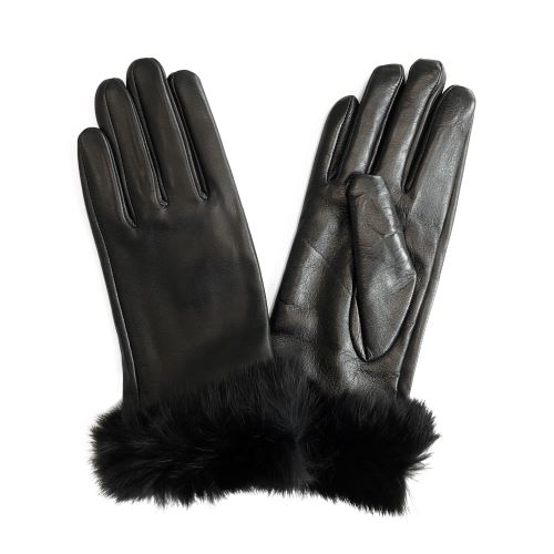 CLUB ROCHELIER LADIES GLOVE WITH FAUX FUR CUFF