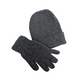 NICCI UNISEX HAT AND GLOVE SET FROM RECYLCELD YARN