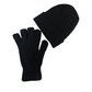 NICCI UNISEX HAT AND GLOVE SET FROM RECYLCELD YARN
