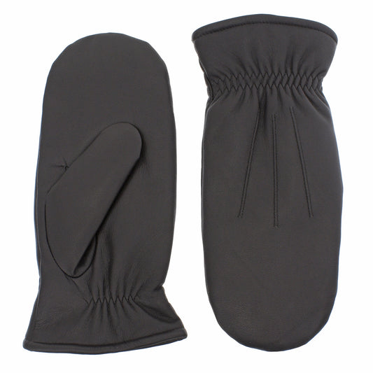 NICCI MEN'S CLASSIC GOAT SKIN LEATHER MITTEN