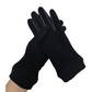 CLUB ROCHELIER LADIES SUEDE GLOVE WITH LEATHER INSERTS WITH CUFF