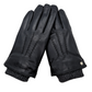 CLUB ROCHELIER MEN'S CLASSIC LEATHER GLOVE WITH PIN-TUCK AND KNIT CUFF