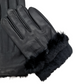 CLUB ROCHELIER MEN'S LEATHER GLOVE WITH FAUX FUR CUFF