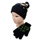NICCI 2 PIECE HOLIDAY HAT GLOVE SET