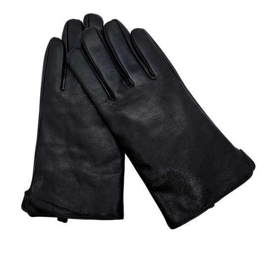NICCI MENS CLASSIC LEATHER GLOVE WITH TOUCH SCREEN