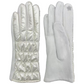 CLUB ROCHELIER LADIES PU/FAUX SUEDE RUCHED GLOVE