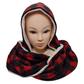 NICCI PLAID BLANKET SCARF