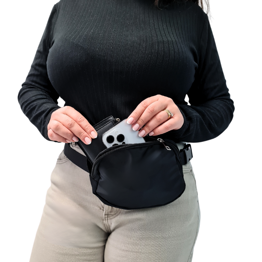 NICCI BLACK FANNY PACK