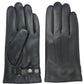 CLUB ROCHELIER MEN'S LEATHER GLOVE WITH BELT, TOUCH
