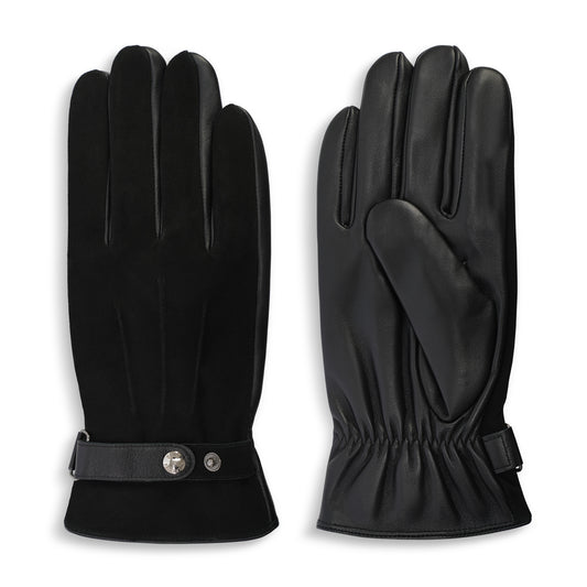 CLUB ROCHELIER MEN'S SUEDE LEATHER GLOVE WITH BELT