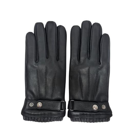 CLUB ROCHELIER MENS LEATHER GLOVE WITH BELT