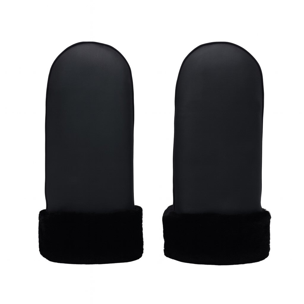 NICCI LADIES WATER RESISTANT MITTEN WITH FAX FUR CUFF