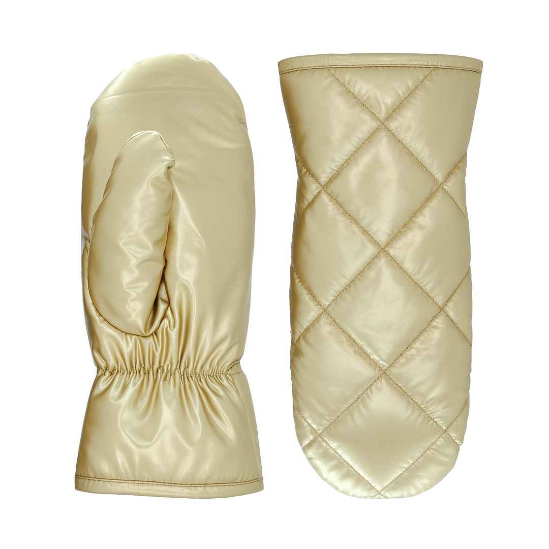 CLUB ROCHELIER LADIES METALLIC QUILTED PUFFER MITT