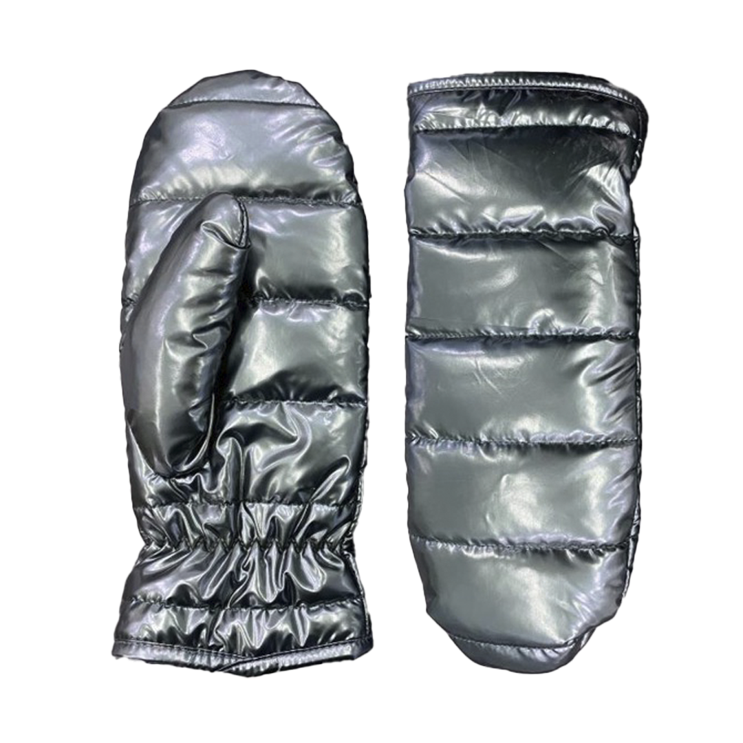 CLUB ROCHELIER LADIES METALLIC QUILTED PUFFER MITTEN