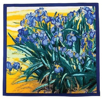 LADIES 100% POLYESTER FLORAL PRINT 90X 90 SCARF