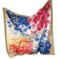 LADIES 100% POLYESTER FLORAL PRINT 90X 90 SCARF