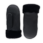 NICCI LADIES WATER RESISTANT MITTEN WITH FAX FUR CUFF