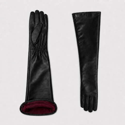 Luxury Opera-Length Sheepskin Leather Gloves