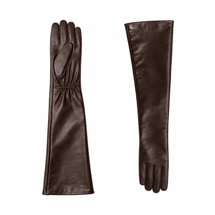 Luxury Opera-Length Sheepskin Leather Gloves