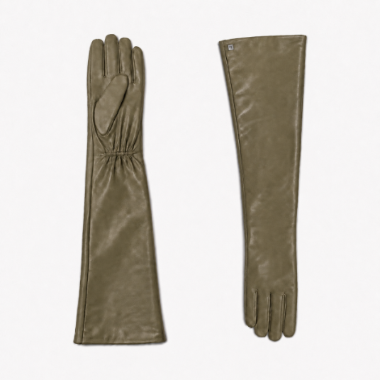 Luxury Opera-Length Sheepskin Leather Gloves