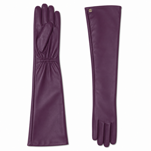 Luxury Opera-Length Sheepskin Leather Gloves