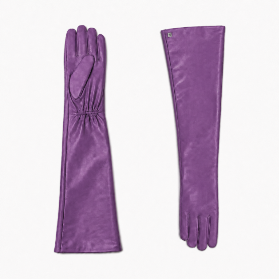 Luxury Opera-Length Sheepskin Leather Gloves