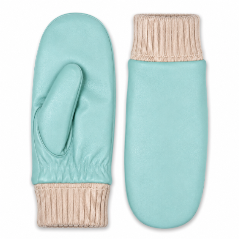 Luxury Ladies Leather Mittens