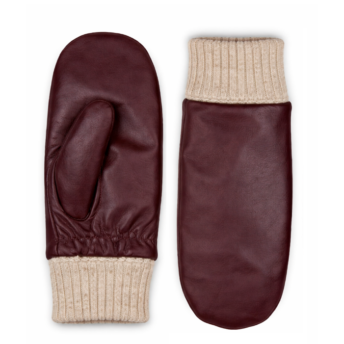 Luxury Ladies Leather Mittens