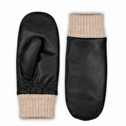 Luxury Ladies Leather Mittens