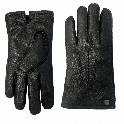 Luxury Men's Deerskin Leather Gloves With Three Points