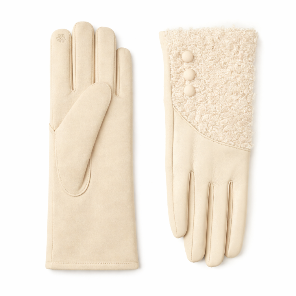 NICCI Ladies PU and Berber Glove