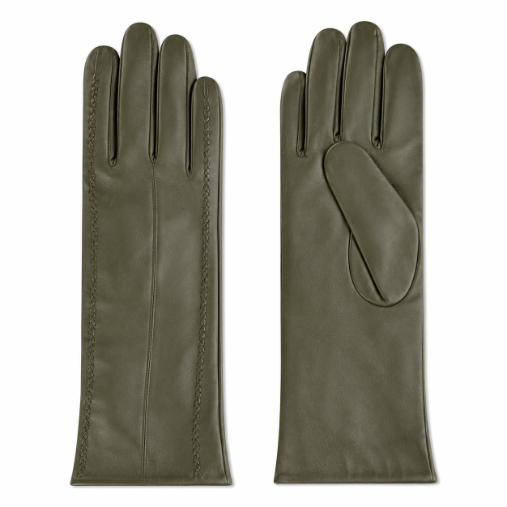 Club Rochelier Ladies Long Leather Glove with Stitch Details