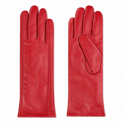 Club Rochelier Ladies Long Leather Glove with Stitch Details