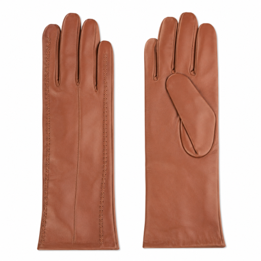 Club Rochelier Ladies Long Leather Glove with Stitch Details