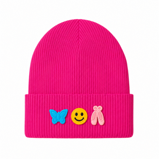 Kids/Tweens' Knit Hat with Removable Charms