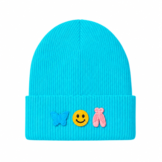 Kids/Tweens' Knit Hat with Removable Charms