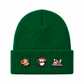 Kids/Tweens' Customizable Christmas Knit Hat with Removable Charms