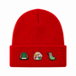 Kids/Tweens' Customizable Christmas Knit Hat with Removable Charms