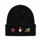 Kids/Tweens' Customizable Christmas Knit Hat with Removable Charms