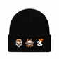 Adults Customizable Halloween Knit Hat with Removable Charms
