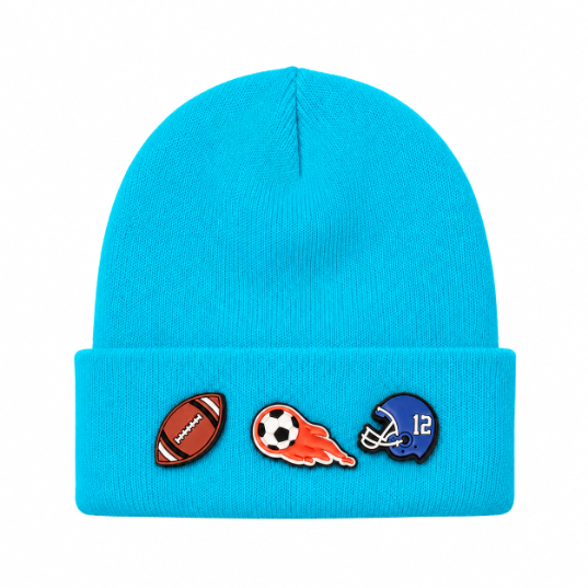 Kids/Tweens' Knit Hat with Removable Charms
