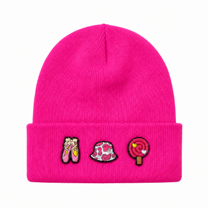 Kids/Tweens' Knit Hat with Removable Charms